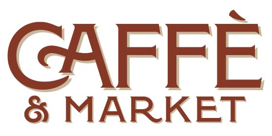 caffe and market logo