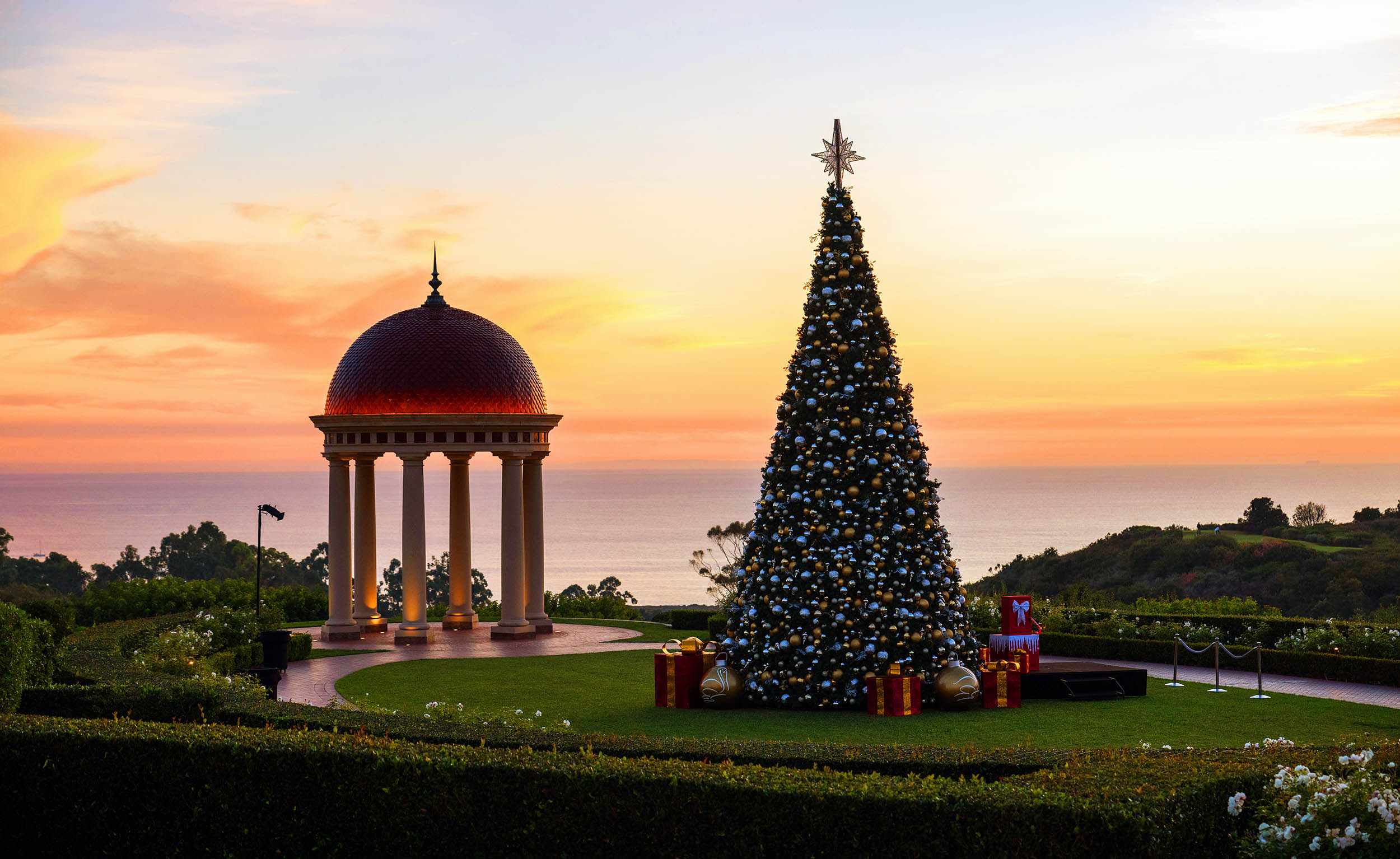 upcoming holiday activation at pelican hill