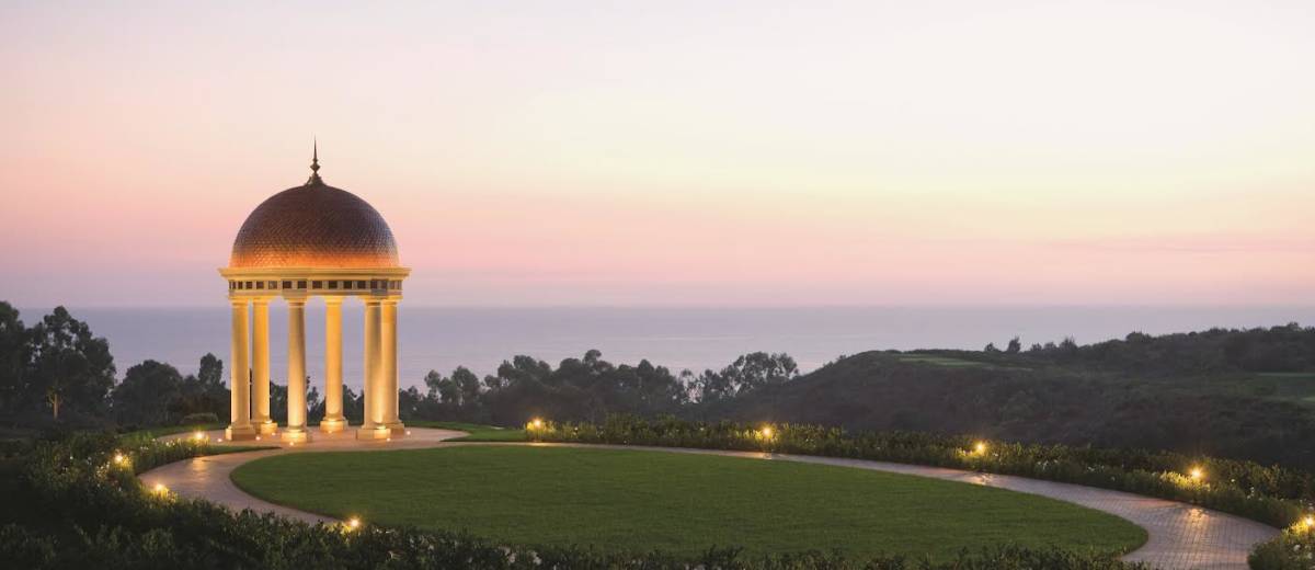 Rotunda and ocean view