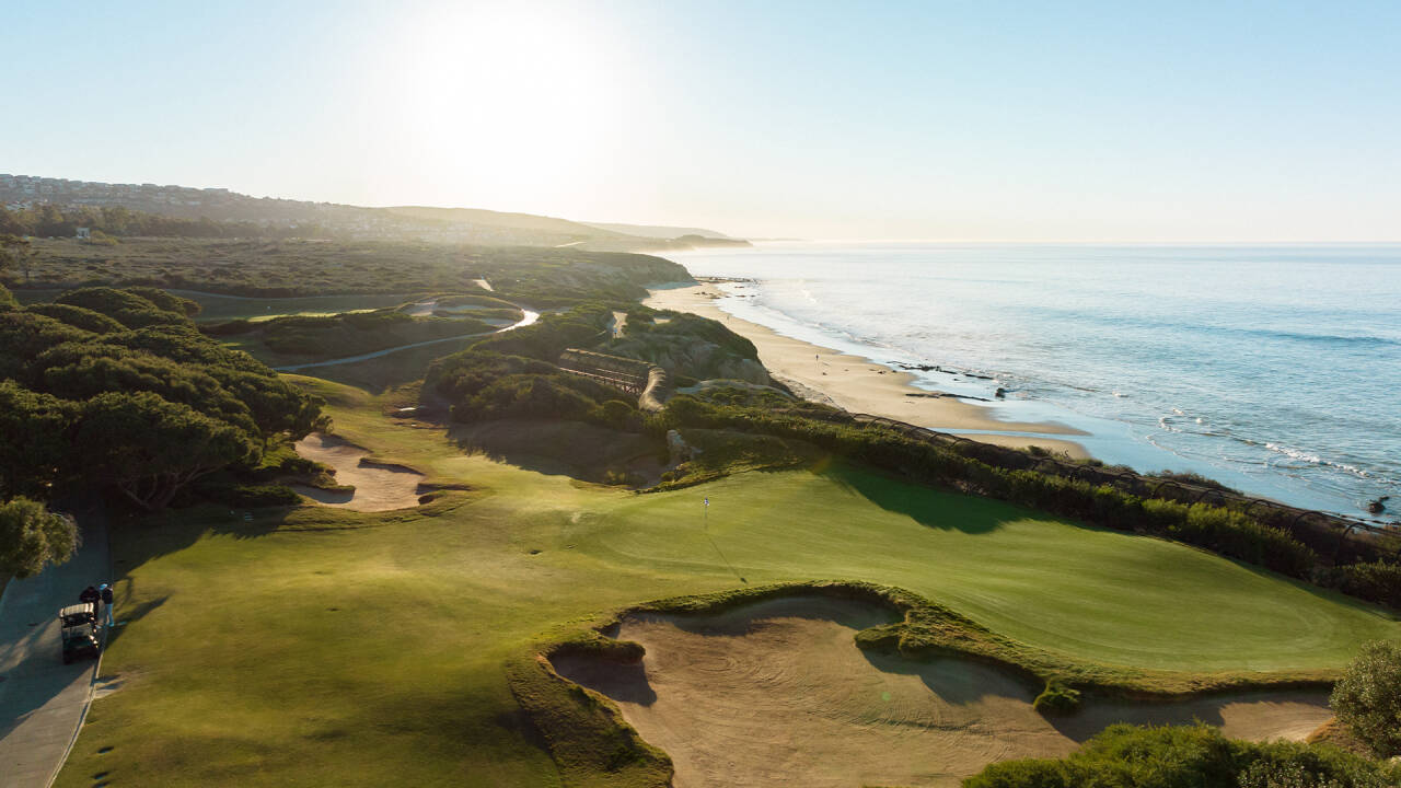 Pelican Hill Golf Course and ocean view