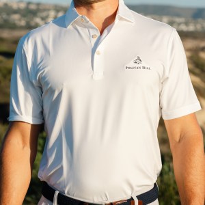Mens peter millar polo white