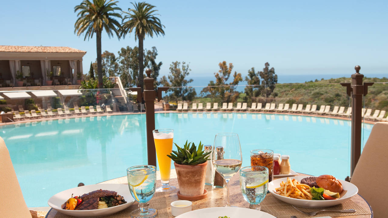 Coliseum Dining by Pool