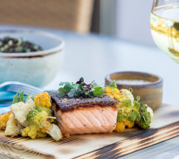 Coliseum Pool & Grill - Food Salmon