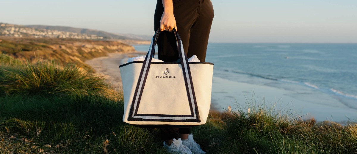 pelican hill tote bag ocean view