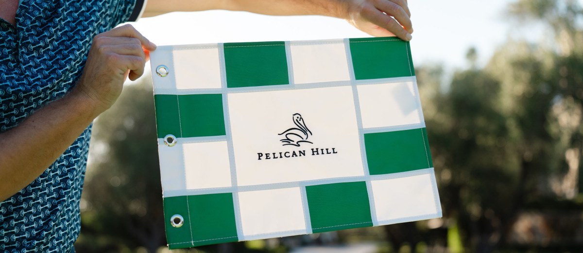 checkered pelican hill green flag
