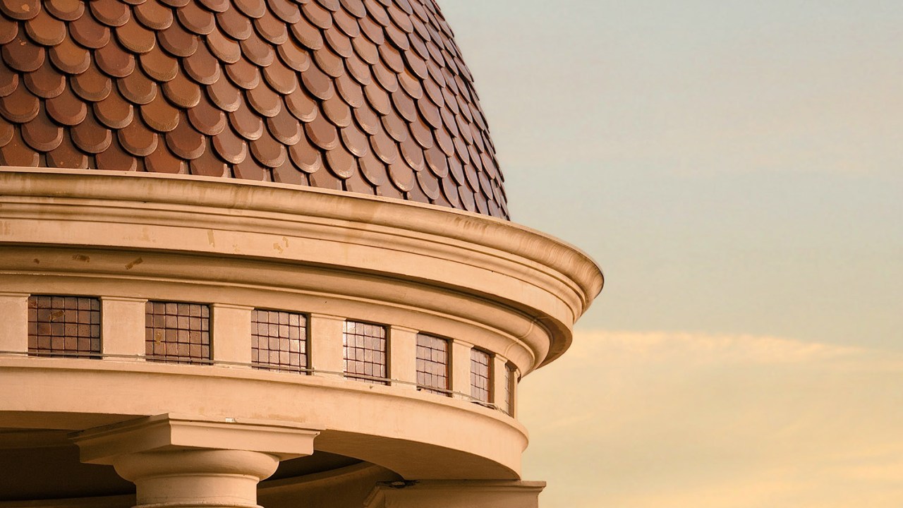 rotunda at golden hour
