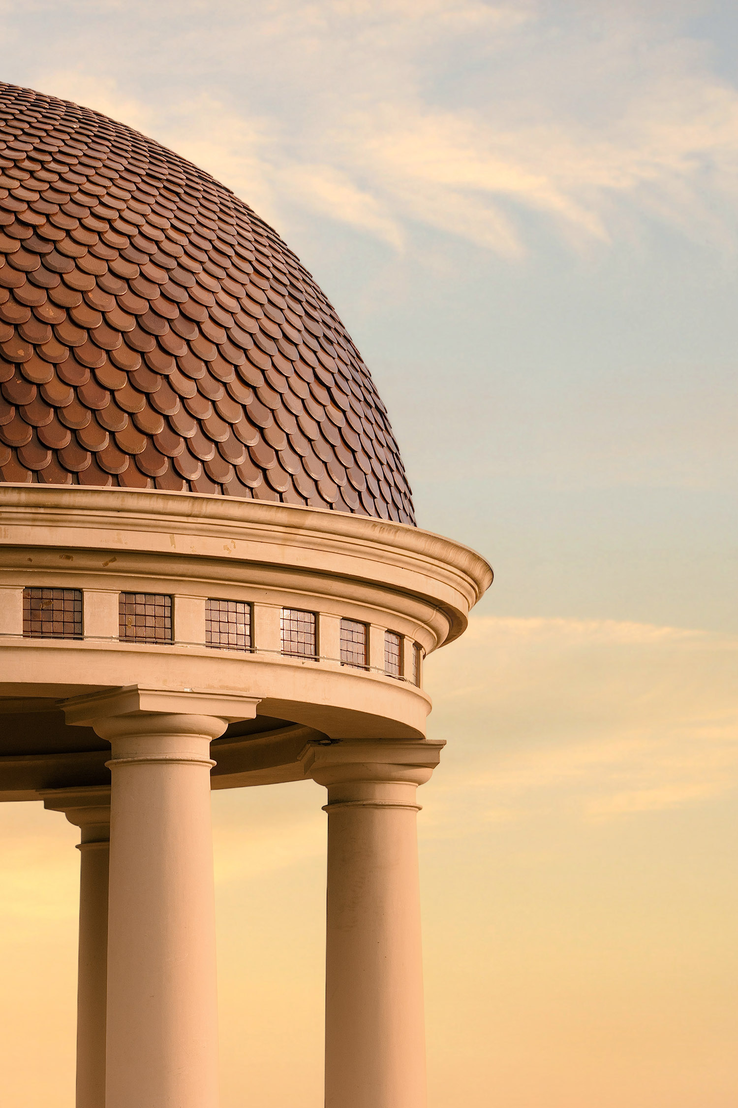 rotunda at golden hour