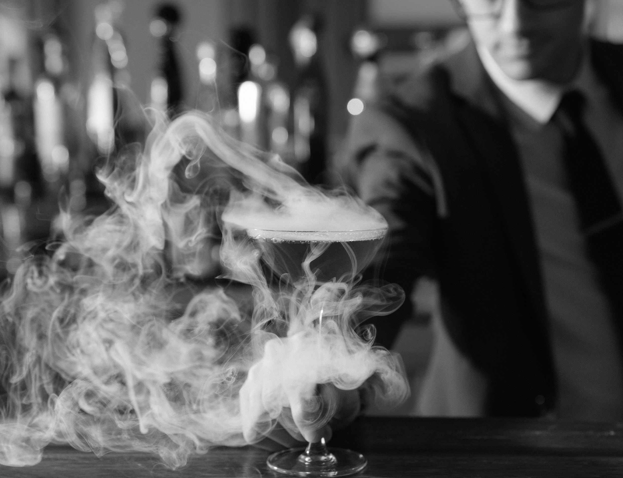 smoke cocktail at great room